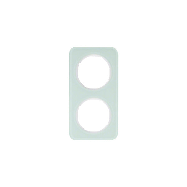 Hager/Berk Rahmen Glas/pows 2fach 10122109